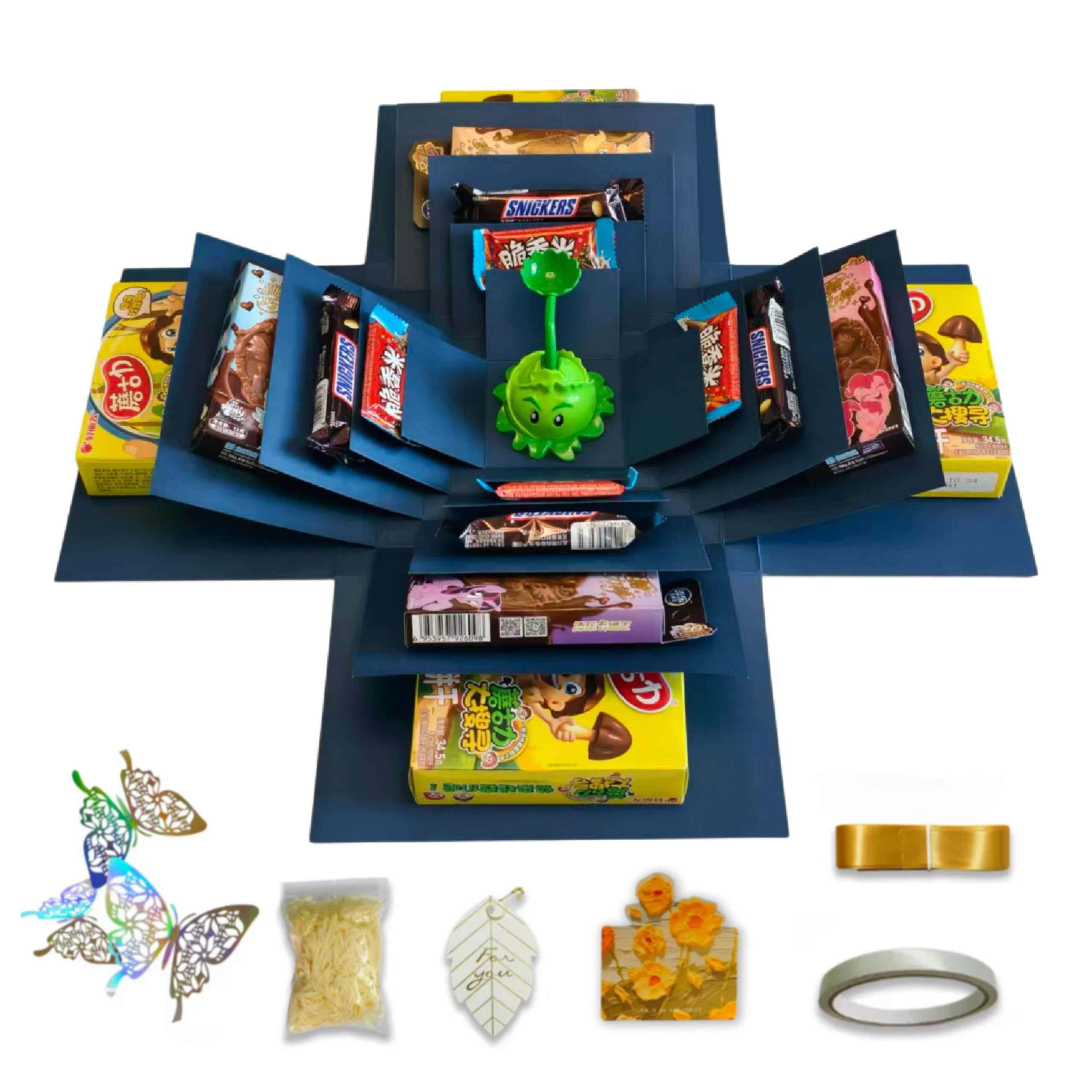 Amazon.com: TTLYYXQMY Explosion, DIY Explosion Gift Box with Five